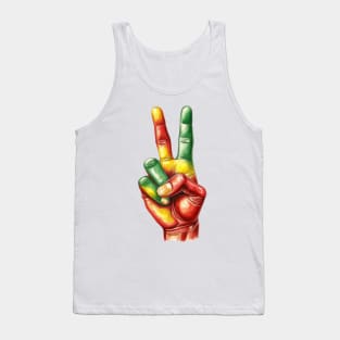 Watercolor Juneteenth Victory Tank Top